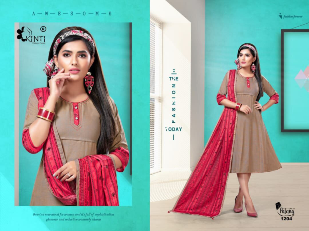 Kinti Design Patang Vol-12 Stroll Kurti Catalog Kinti Design Patang Vol-12 Stroll Kurti Catalog